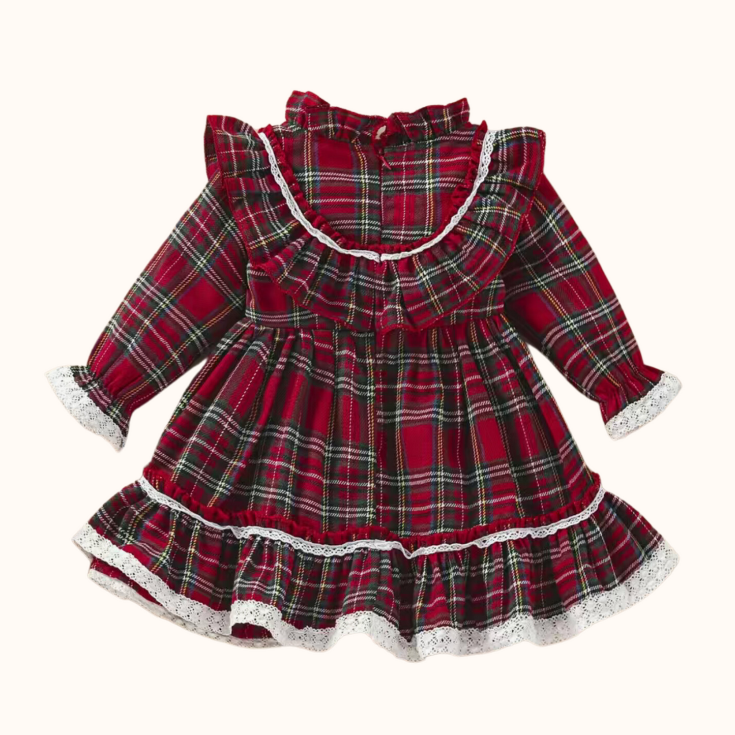 Red Plaid Holiday Dress